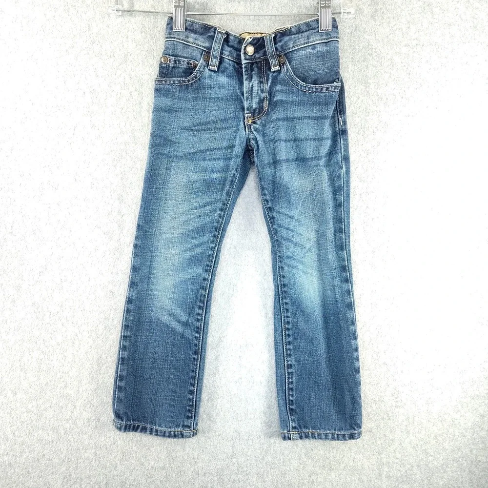 ✅👖🚨Vintage GAP Straight Fit Slim Blue Jeans Boy Size 5 Uncommon Look 📸SEE📏📸